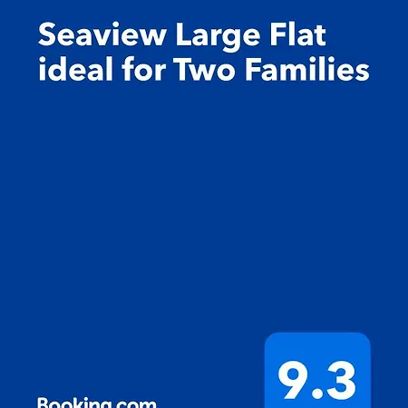 Seaview Large Flat Ideal For Two Families 아파트 휫비